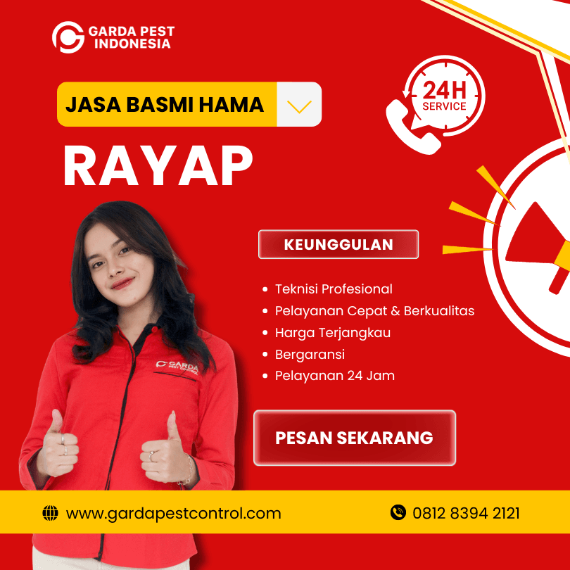 Jasa Pembasmi Rayap terdekat