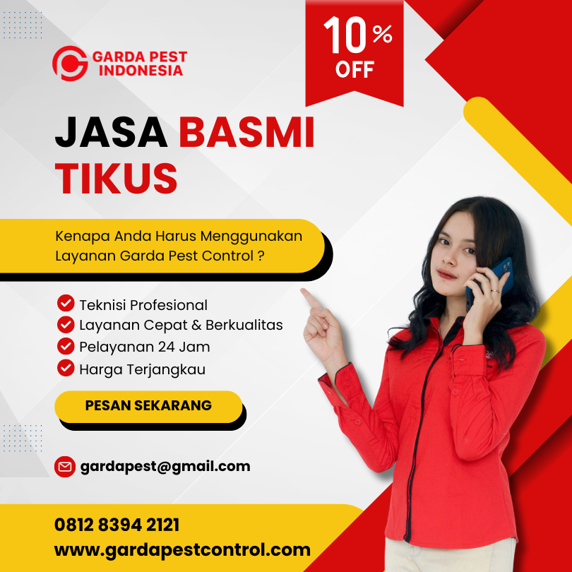 Jasa Pembasmi Tikus di Pekalongan Murah Bergaransi