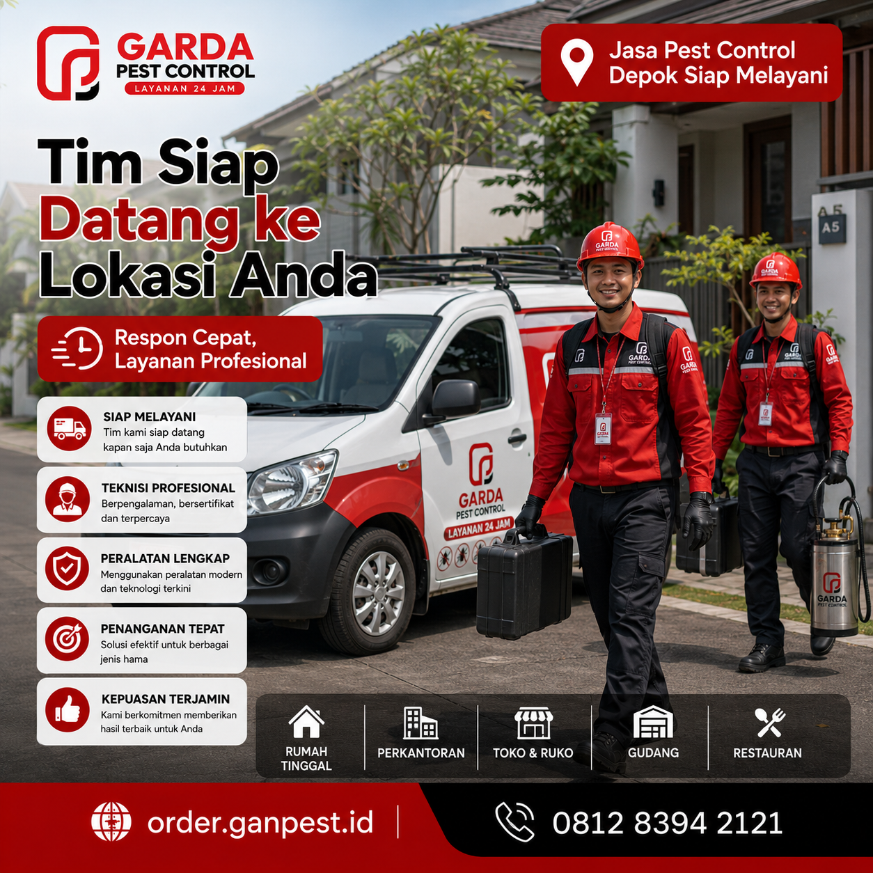 Pest Control untuk Restoran dan Bisnis di Depok, Jaminan Kebersihan Mutlak