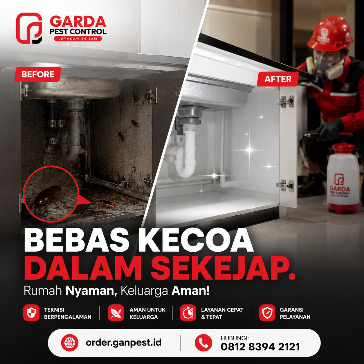 Harga Jasa Pembasmi Kecoa Depok: Kisaran Biaya, Cara Kerja, dan Cara Memilih Layanan