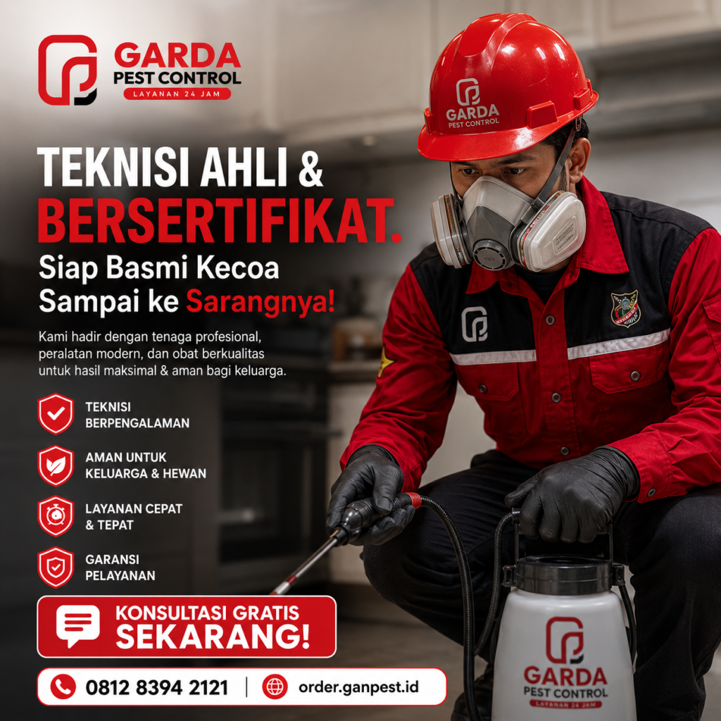 Jasa Pembasmi Kecoa di Depok