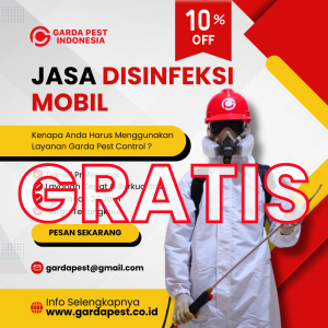 Jasa Disinfektan Mobil Gratis
